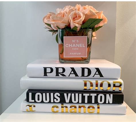 chanel book decor amazon|chanel book table decorations.